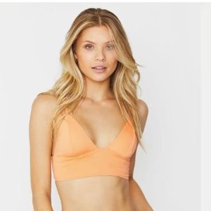 Worn Once Frankie's Bikinis Lala Top in Sunrise